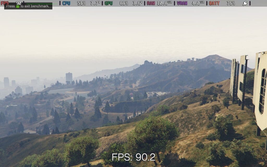 Grand Theft Auto V (GTA 5) Best Settings for Steam Deck